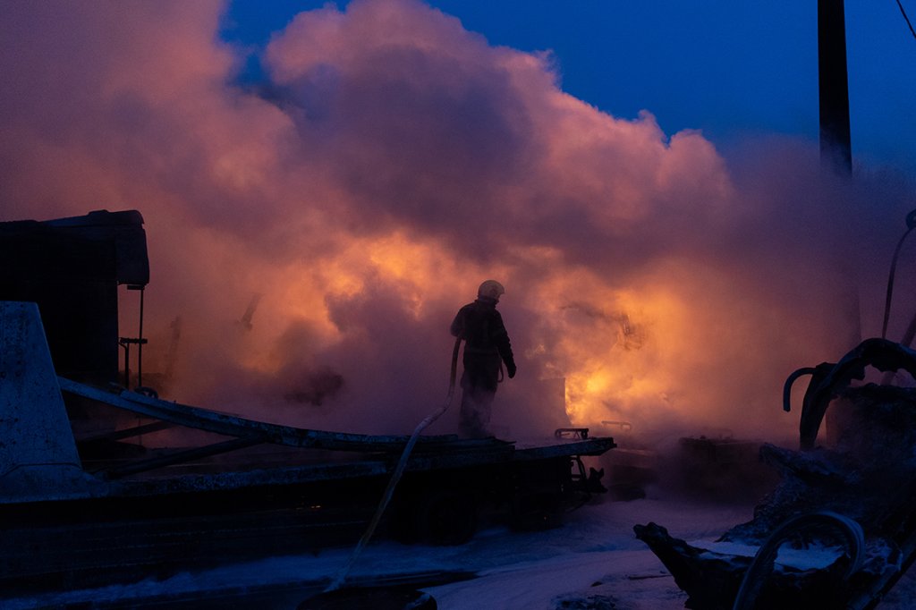 Ukraine drone strike