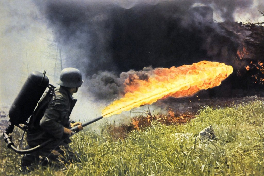 German flamethrower