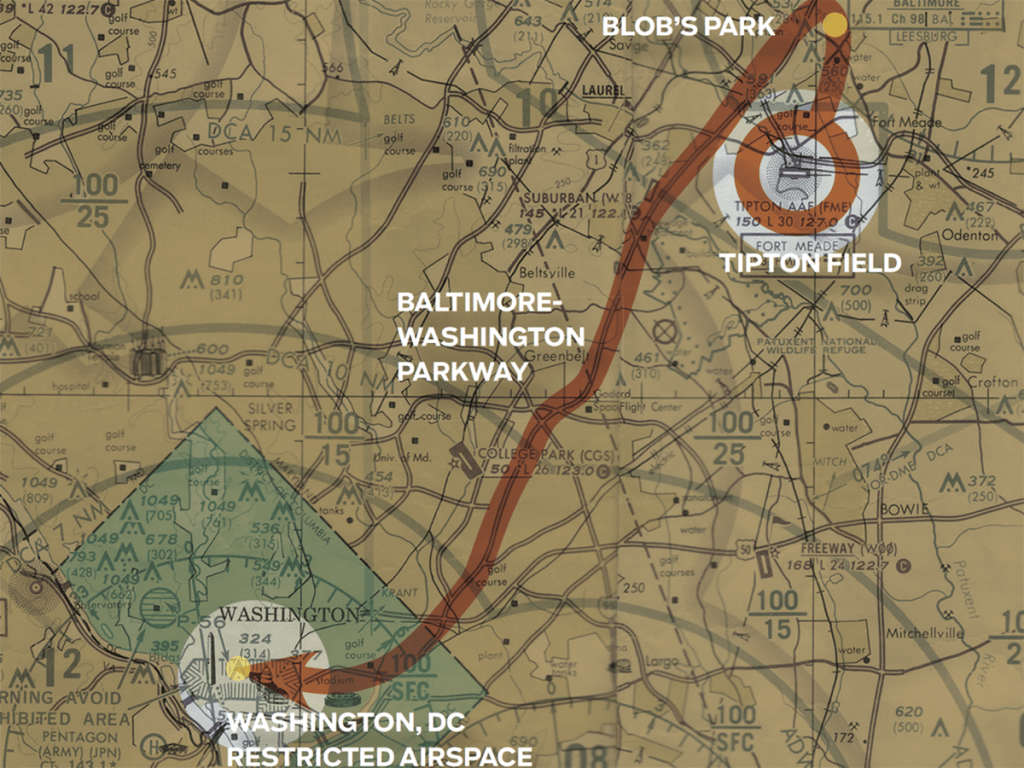 Robert Preston flight path