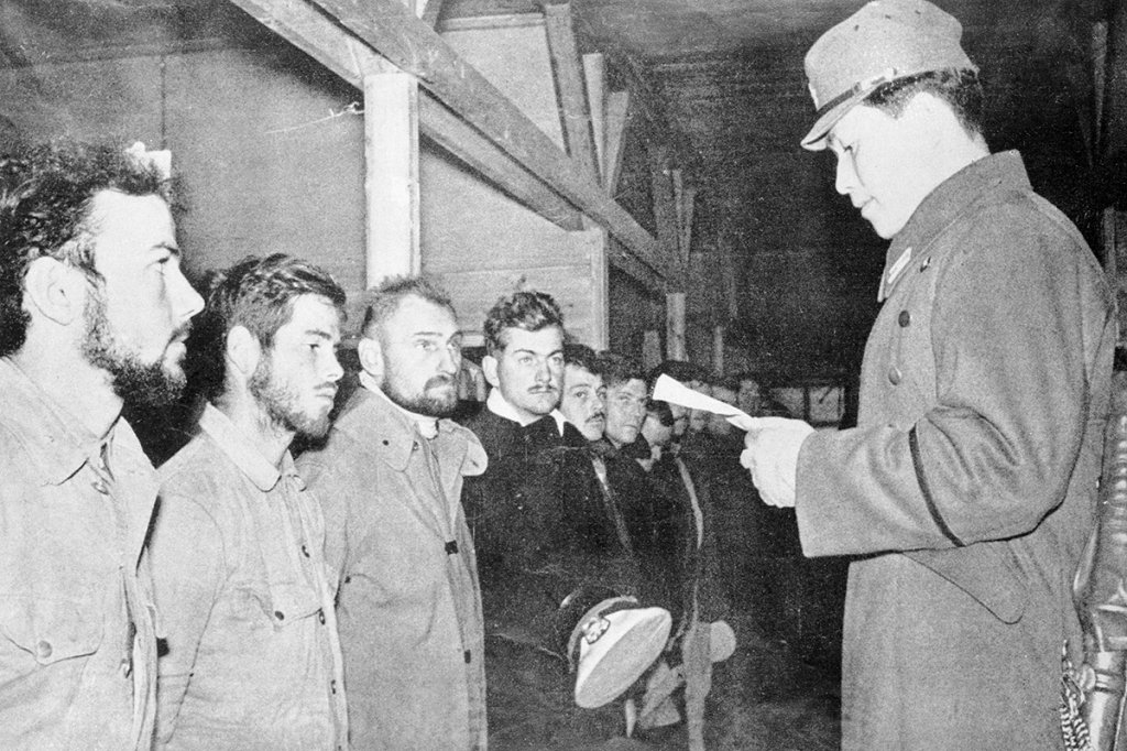 Japanese POW camp in World War II