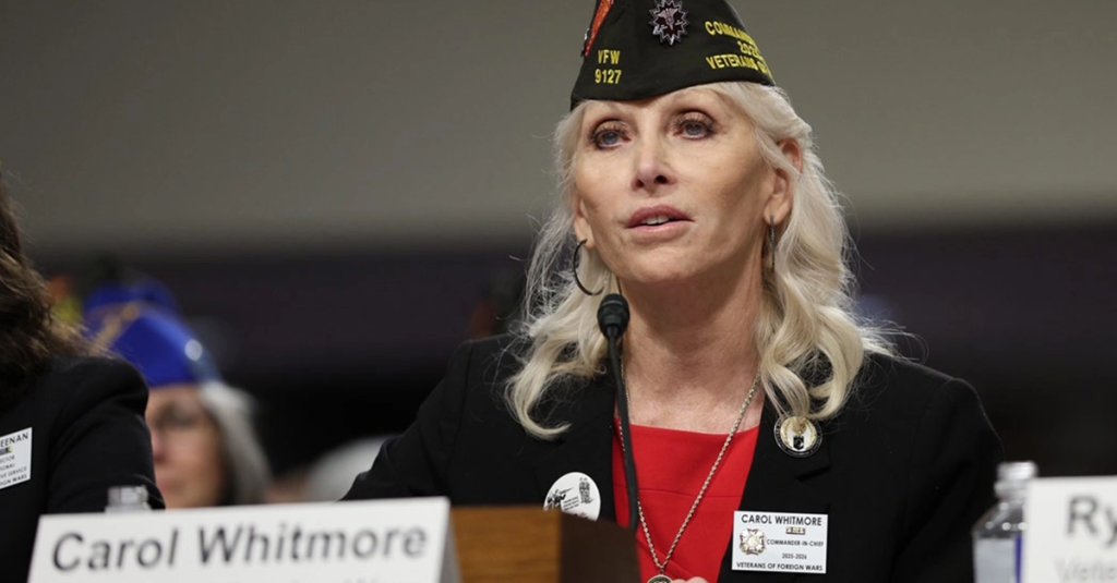 carol whitmore vfw national commander congress