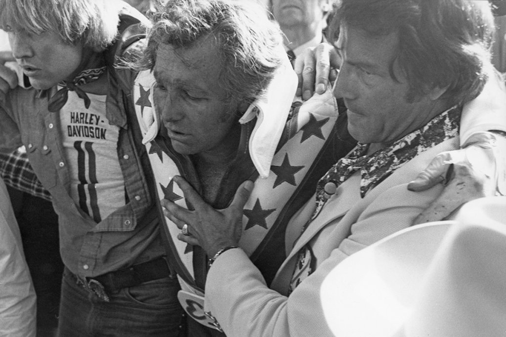 Evel Knievel Wembley Stadium jump