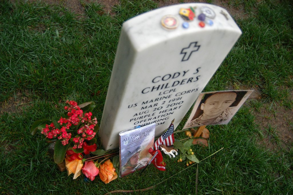 Military headstone
