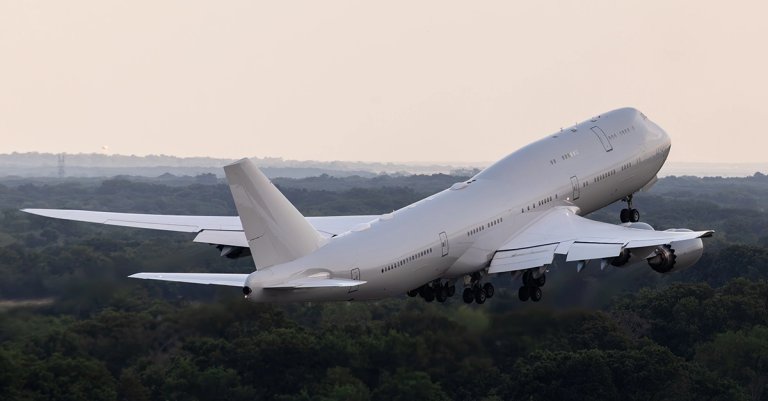 VC25 Bridge qatari 747 air force one