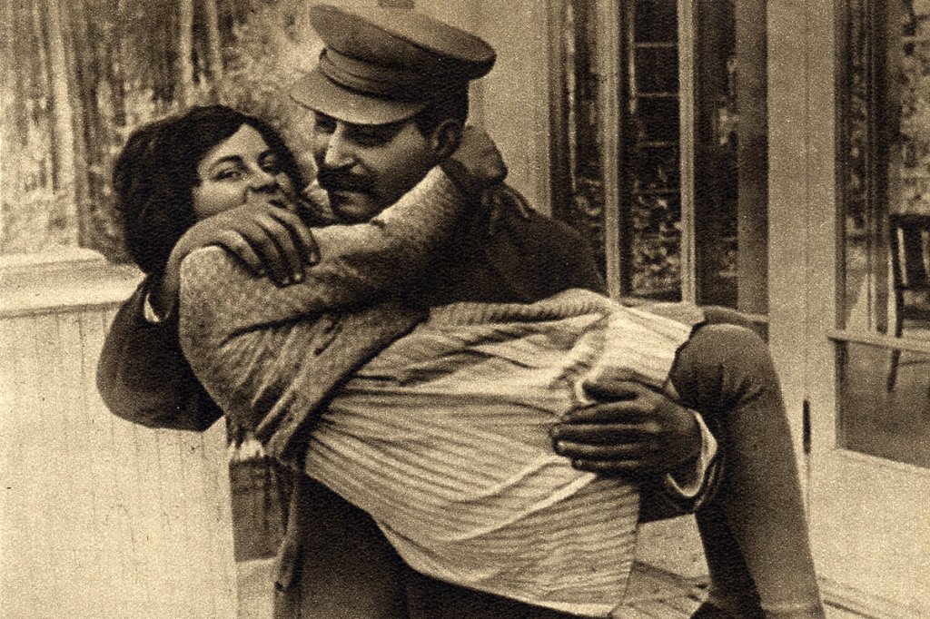 Joseph Stalin and daughter
