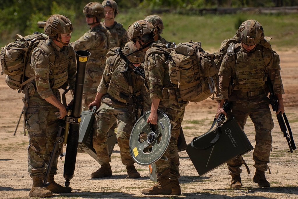 infantry workout average day army