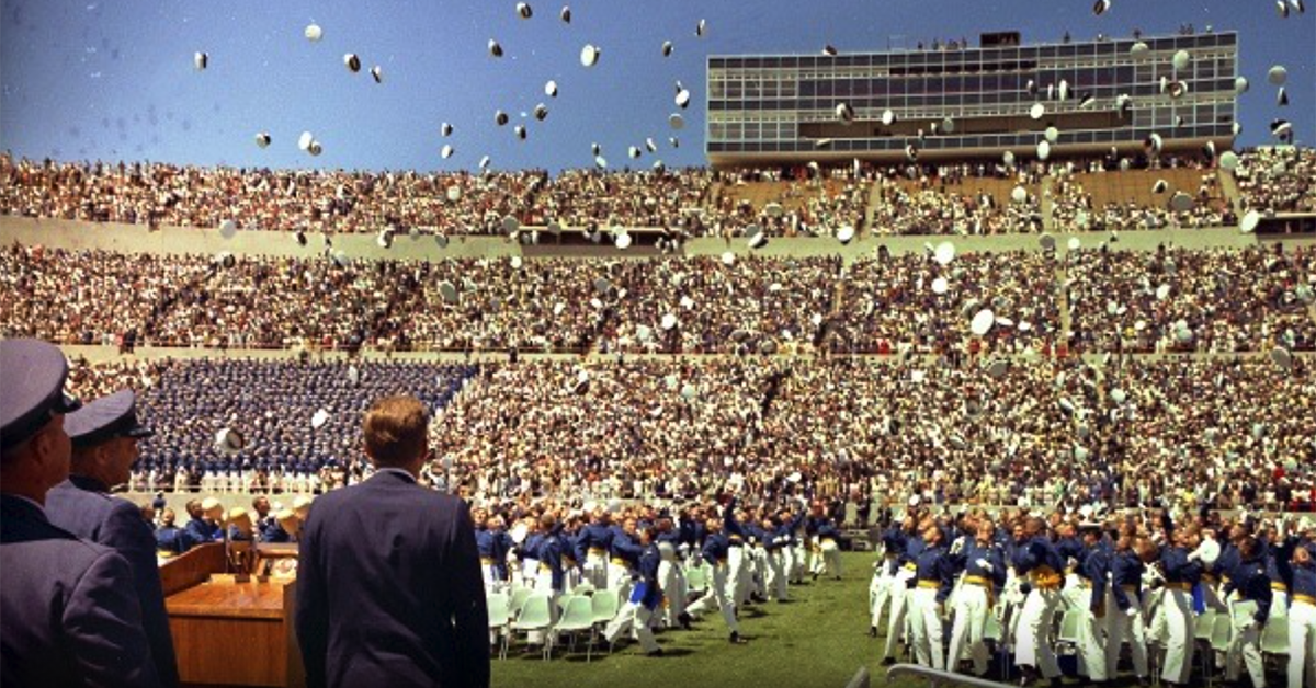 JFK’s words of wisdom to the military leaders of tomorrow