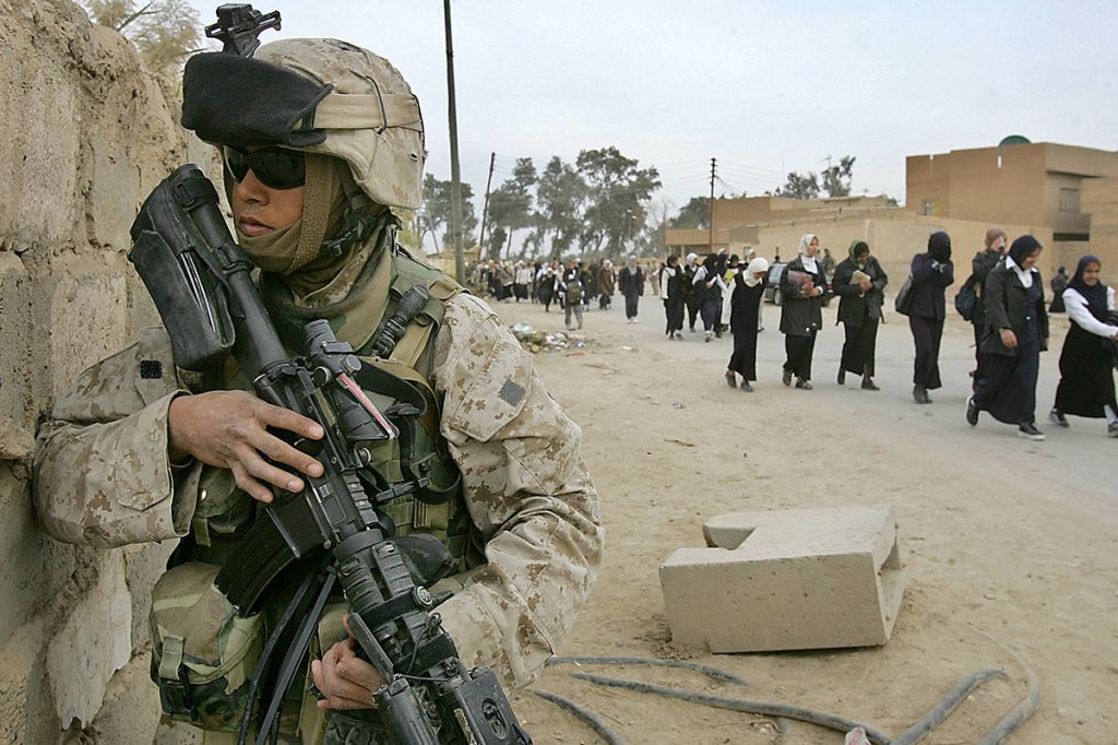 marine security triangle of death iraq war getty