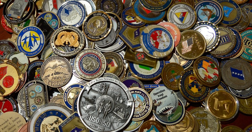 military challenge coins history tradition dvids