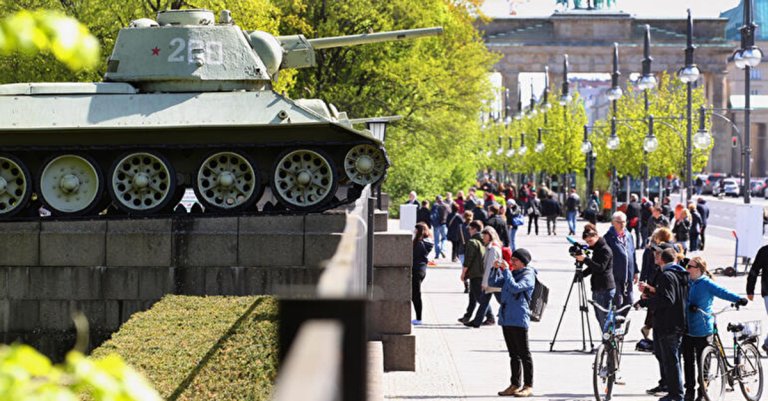 Soviet tank in Berlin