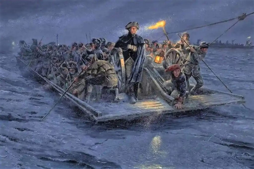 Washington crosses the Delaware