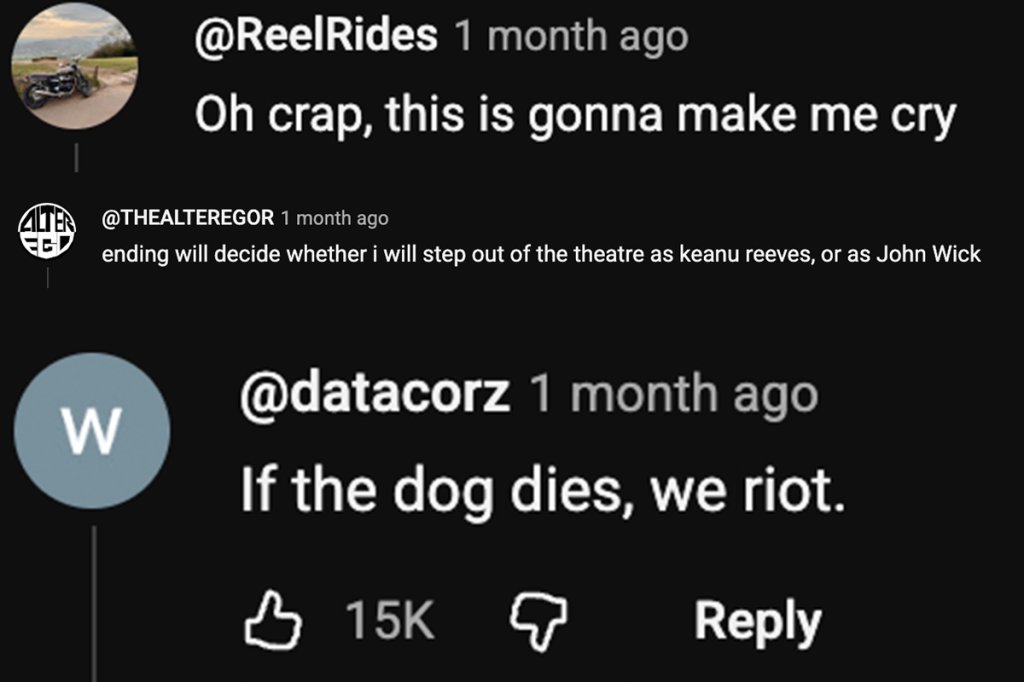 David Ayer Heart of the beast K9 YouTube Comments