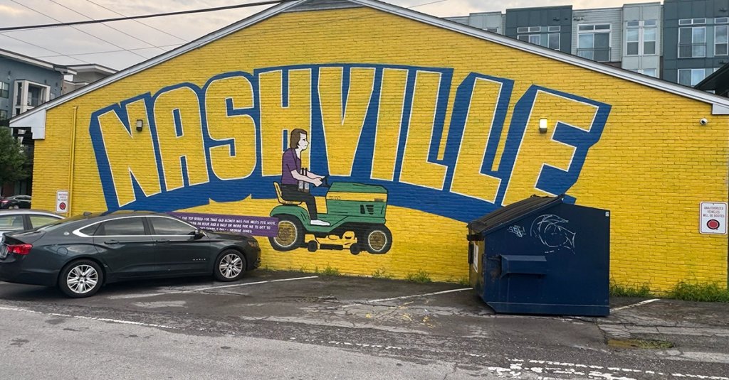 George Jones Mural NAshville