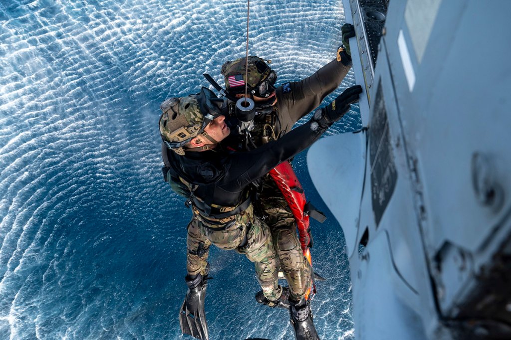 Air Force hoist exercise