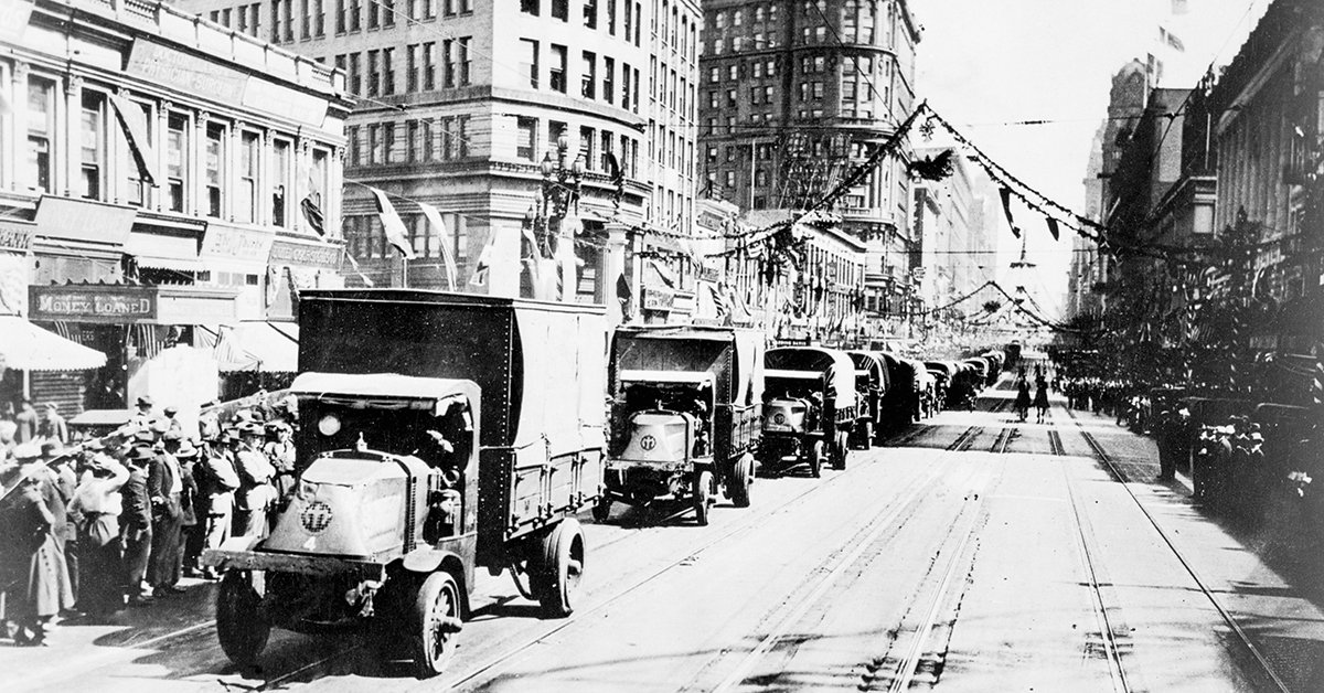 1919 Transcontinental Motor Convoy