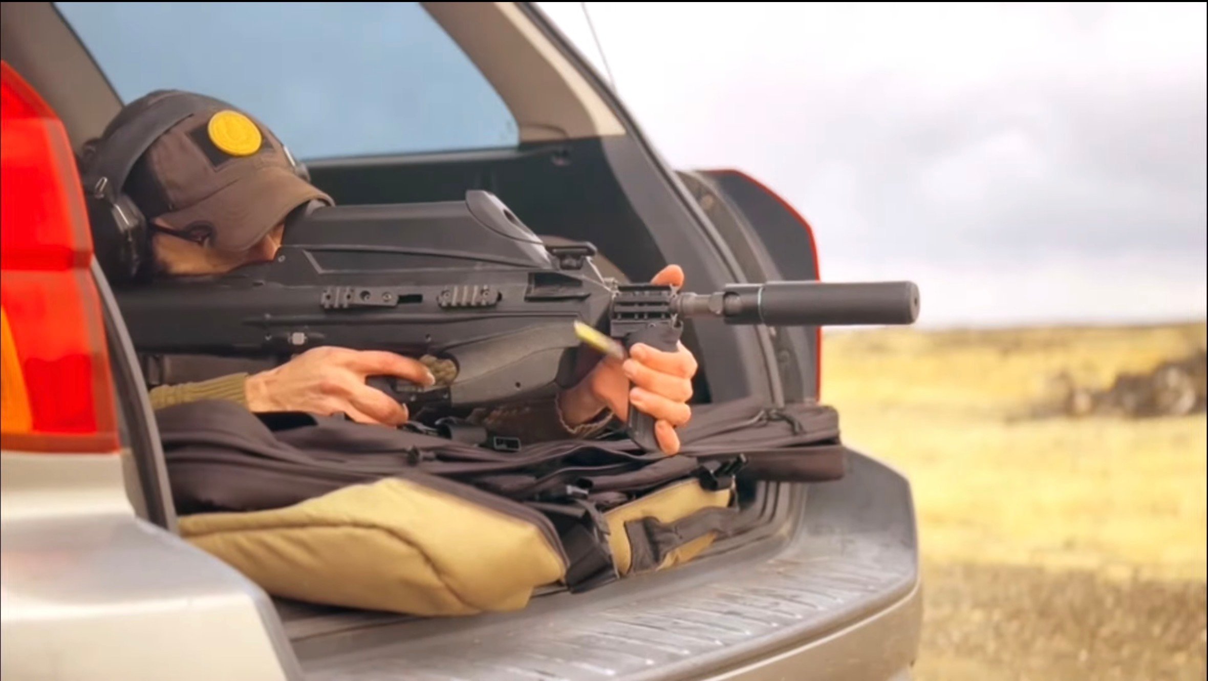 suppressed rifle