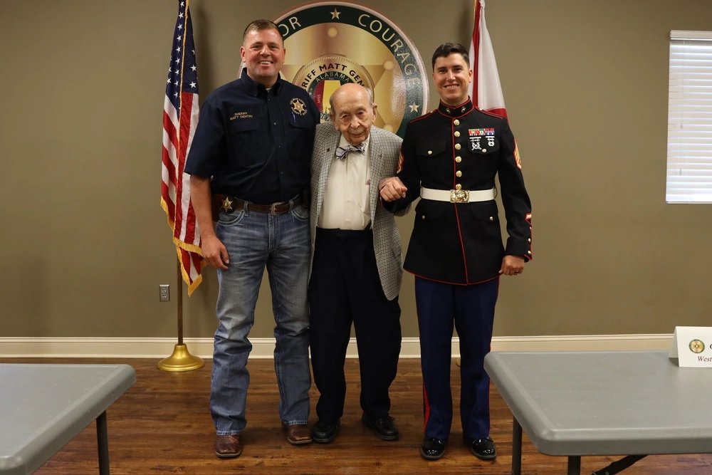 cullman county roy drinkard oldest marine