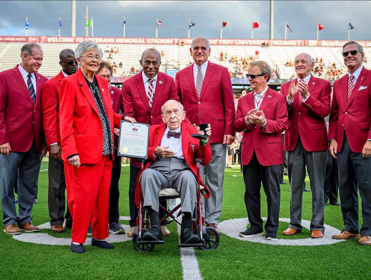 roy drinkard oldest marine troy university