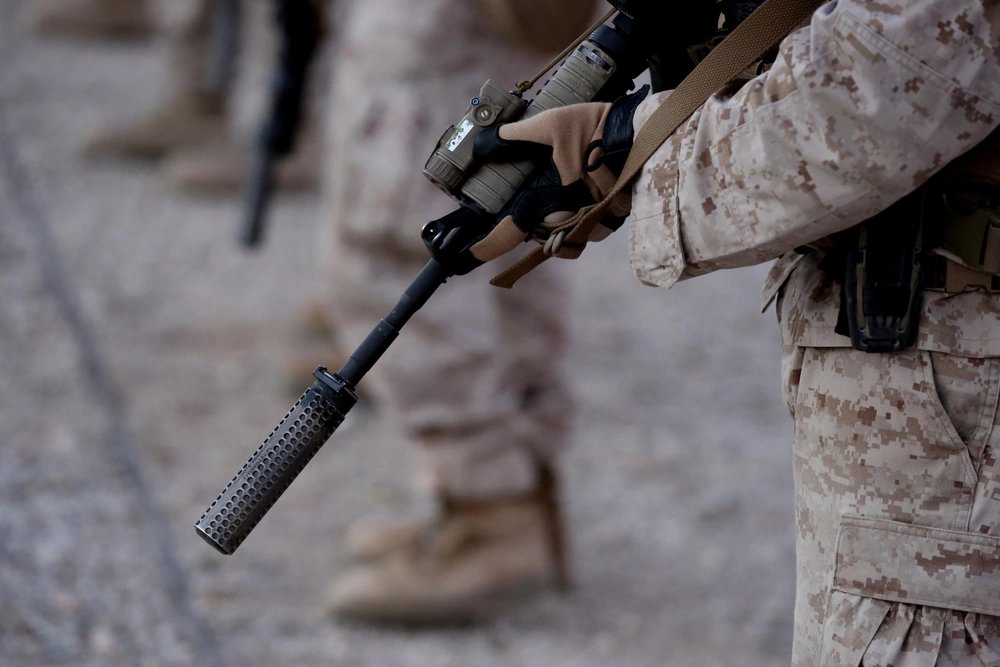 short barrel rifle silencer Marine Corps law