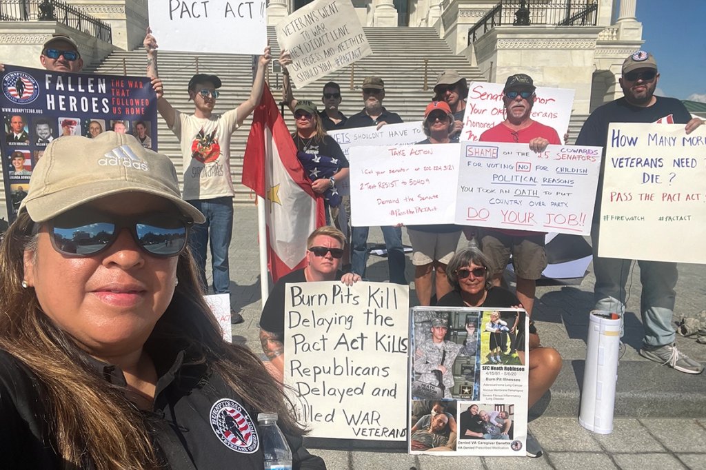 Rosie torres pact act protest Dc