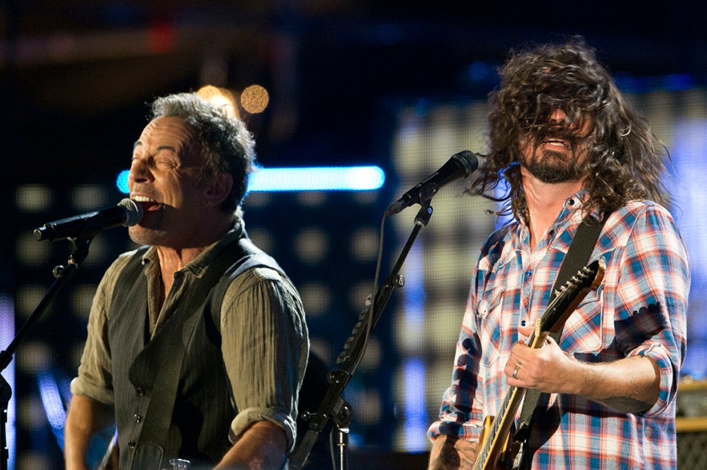 Bruce Springsteen and Dave Grohl