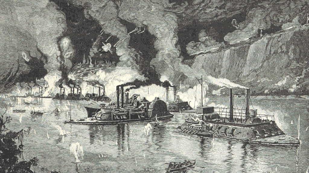 the union navy at vicksburg