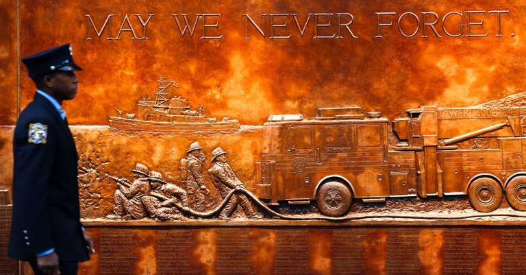 9/11 firefighter memorial