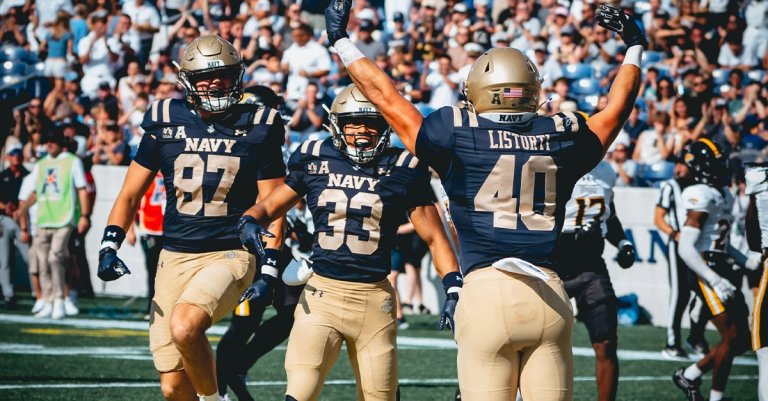 navy win week one usna X