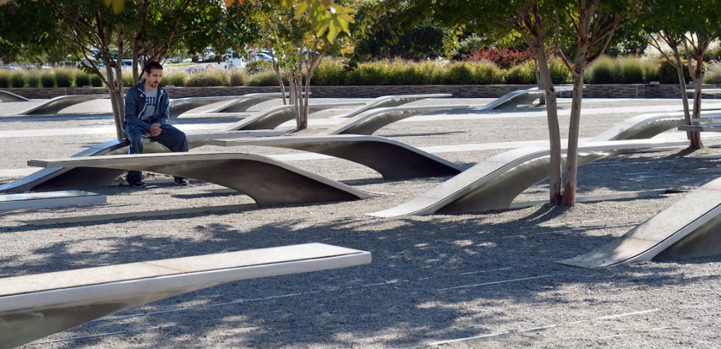 911 Pentagon Memorial Bench