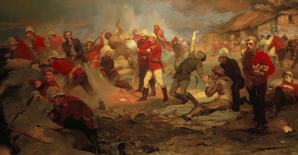 rorkes drift victoria crosses painting