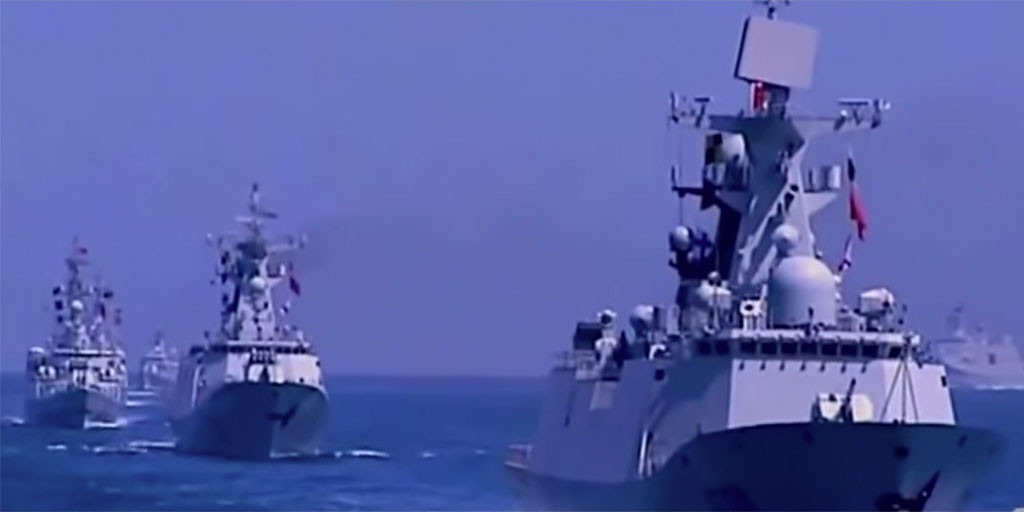 USS Normandy makes epic deployment video — featuring 5-inch guns and jet flybys