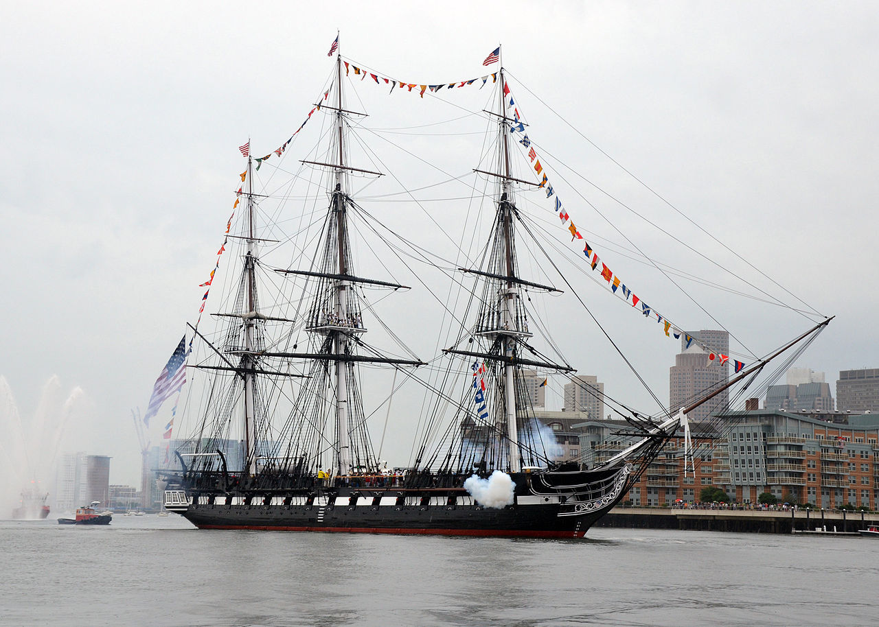 Cannonballs literally bounced off the USS Constitution