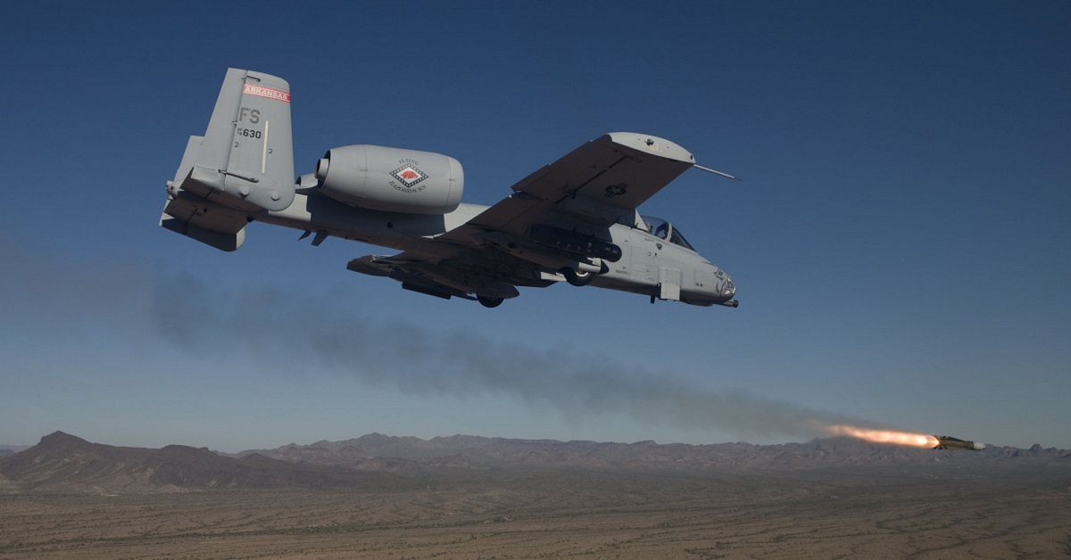 The A-10 refueled and rearmed on a public highway for the first time