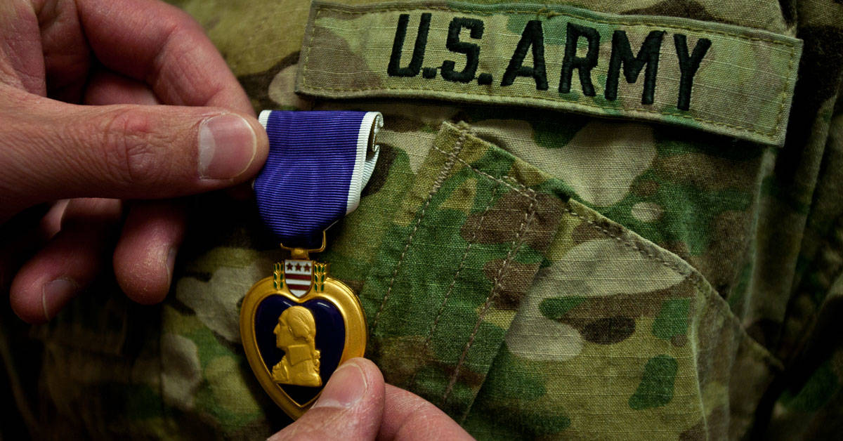 Today’s Purple Heart medals were first made for the invasion of Japan