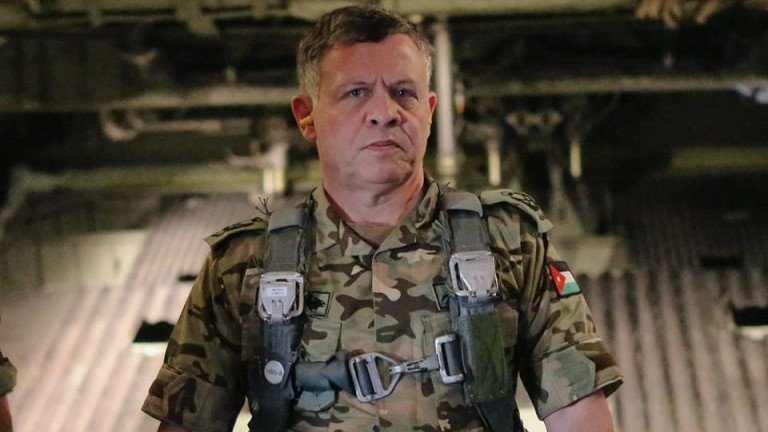 Watch Jordan’s King Abdullah II lead his troops in a live-fire exercise
