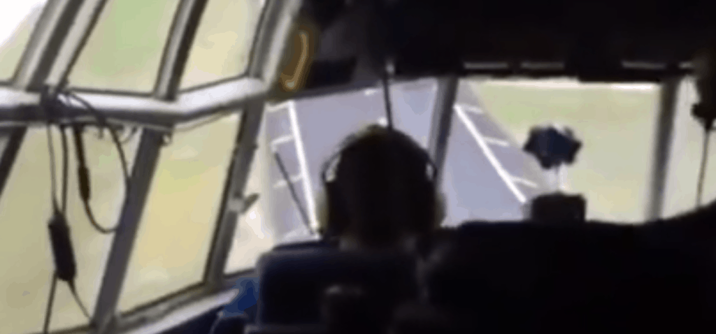 Watch a C-130 pilot’s terrifying view of a combat landing