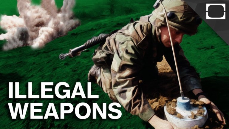 Most countries have outlawed these weapons