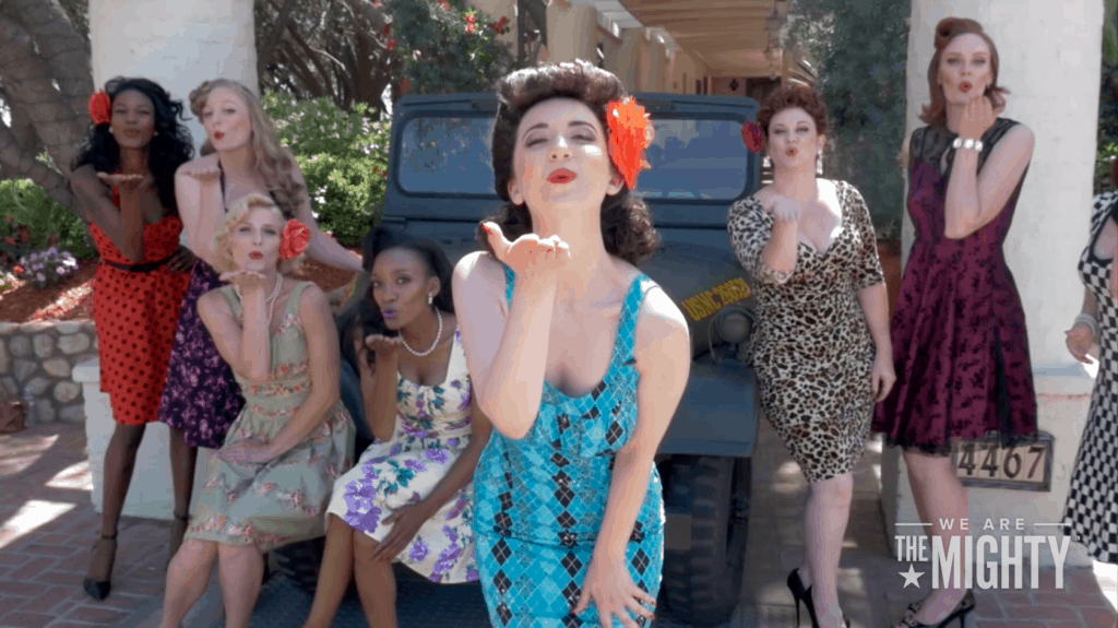 Watch these women change from pin-up girls to warriors in this viral video