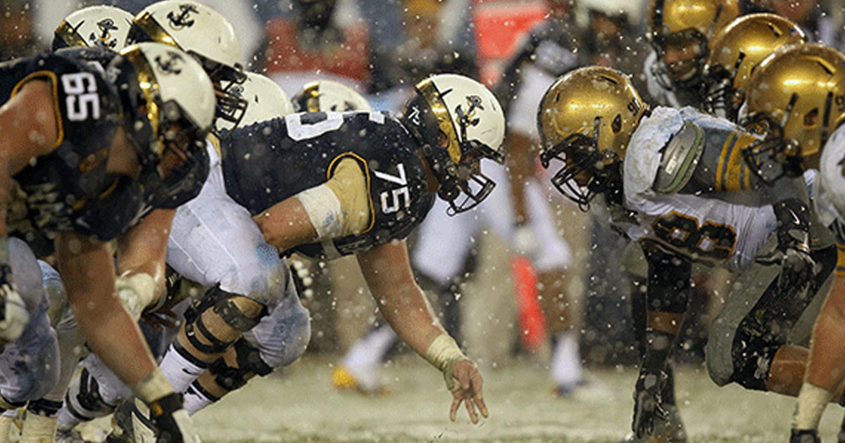This sailor has made some of the best Navy spirit spots for the Army-Navy Game