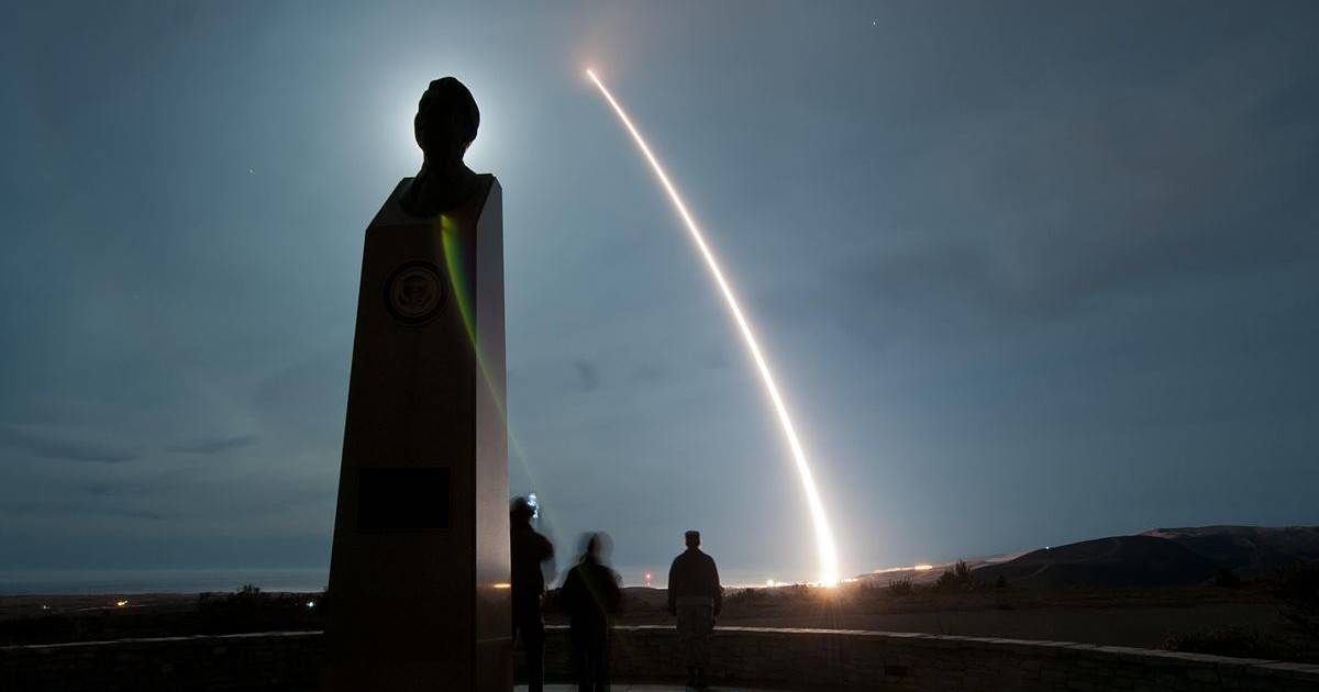 Watch the Air Force launch an ICBM in mid-air from the back of a C-5