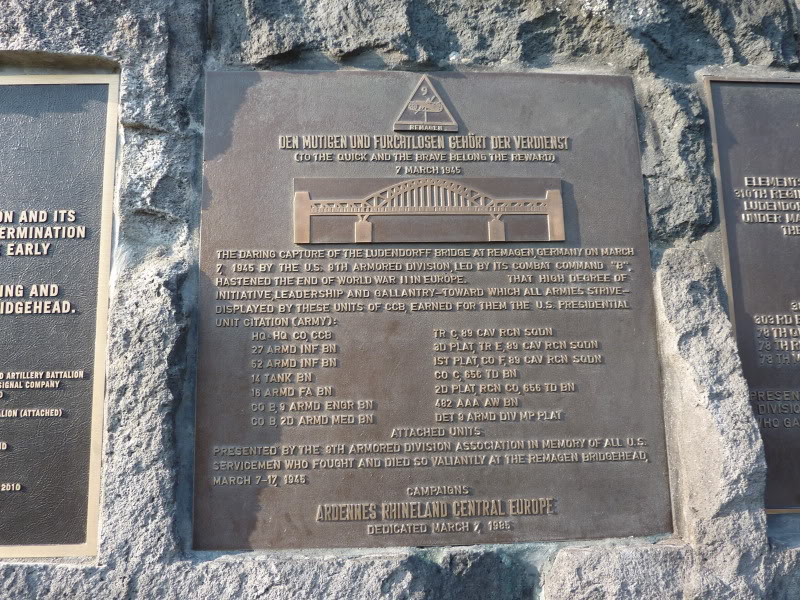 9th armored division plaque