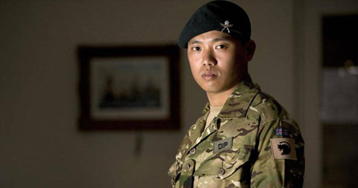 This knife-wielding Gurkha rushed four enemy foxholes and a bunker to save his unit