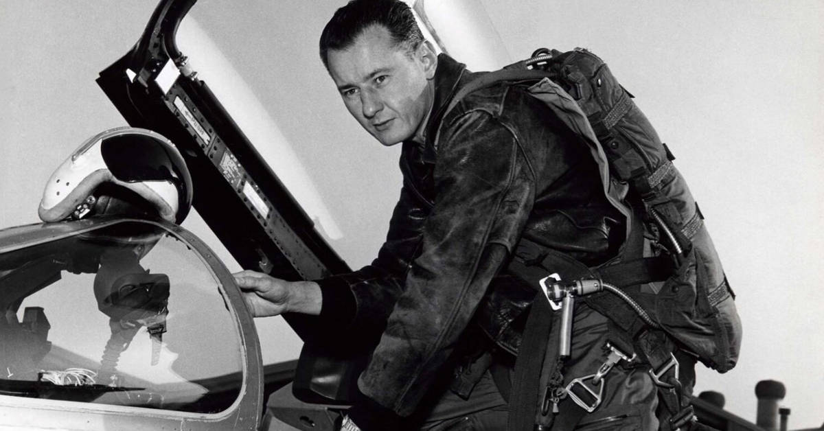 This American jet killed the top Air Force ace of all time