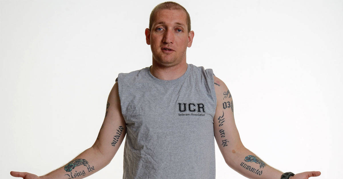 Soldier’s tattoo documents the trauma of losing his legs