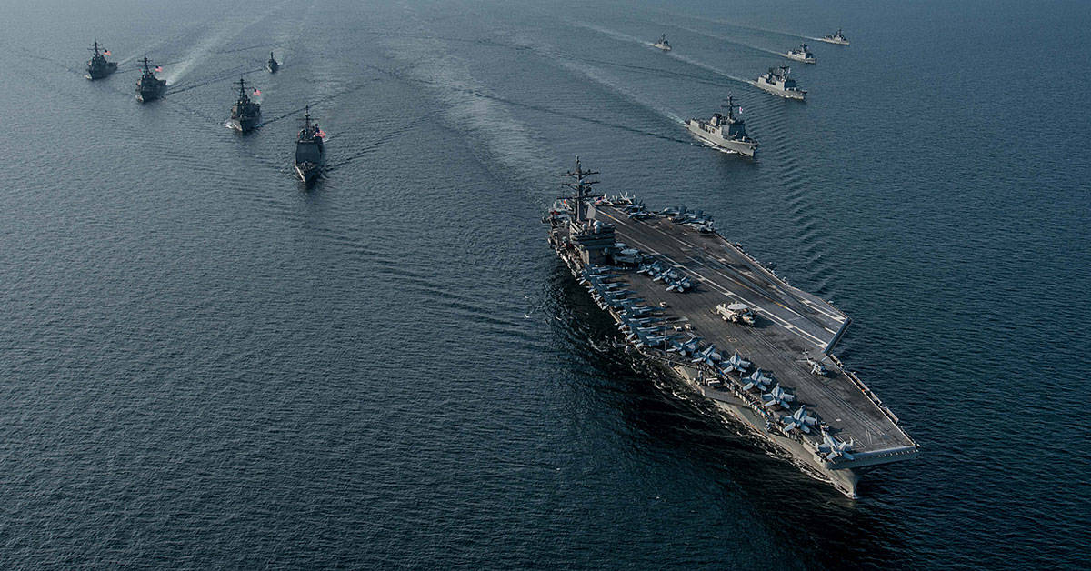 See the Navy haul its crew’s vehicles on the USS Ronald Reagan