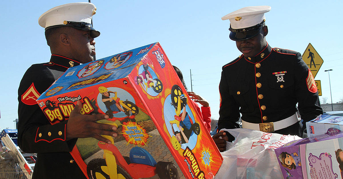 5 awesome ways the military collects toys for kids