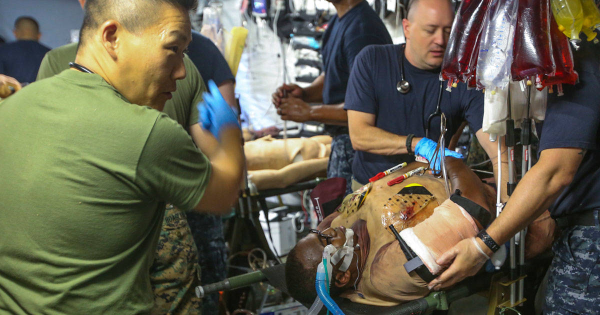 Here’s how medical aid stations handle mass casualty situations
