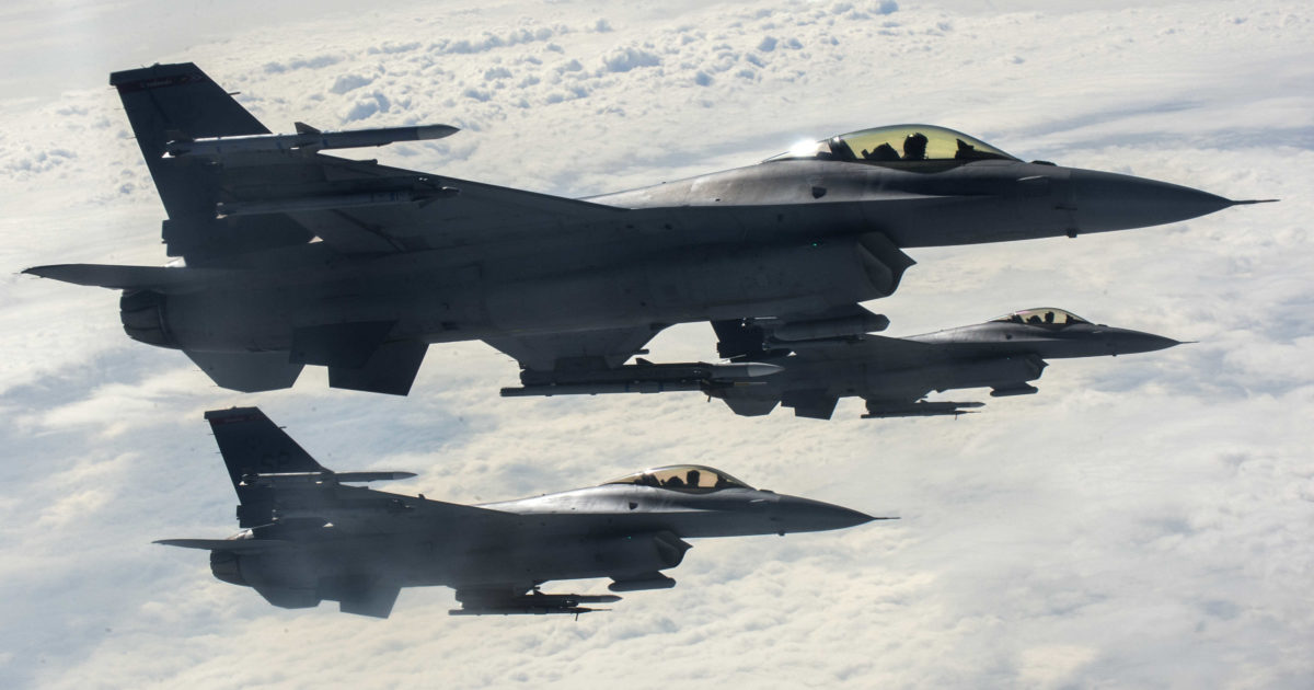 This pilot of a stricken F-16 was saved from ISIS by a quick-thinking tanker crew