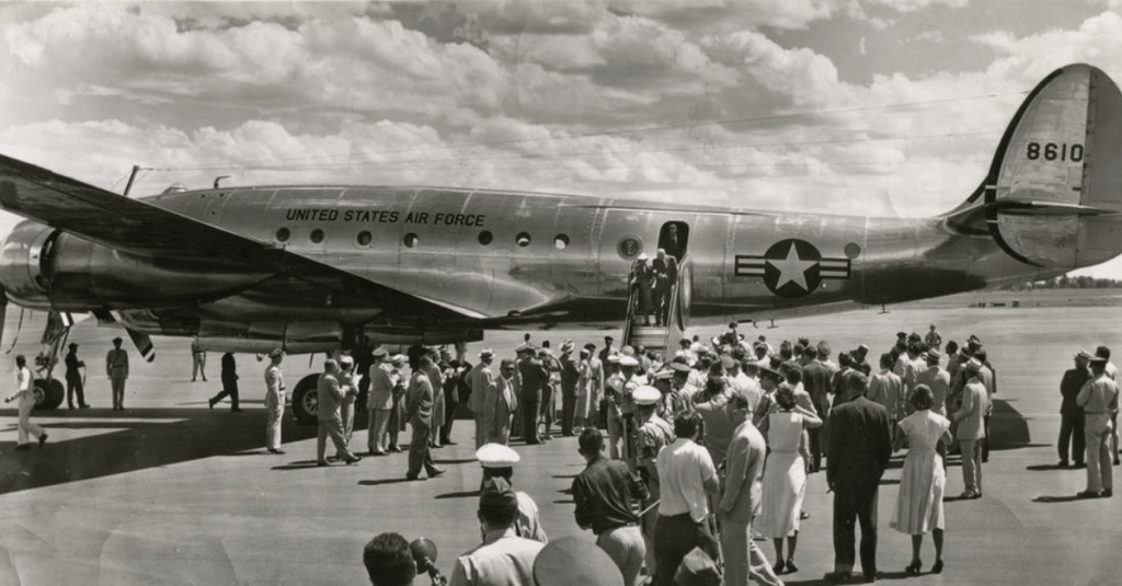 The original 'Air Force One' is being restored to its 1950s condition