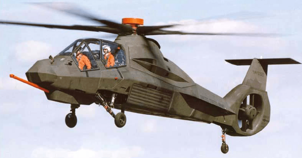 This stealth technology was awesome right up to the point the helicopter program was canceled